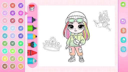Скриншот 5 — Doll Princess Coloring Games