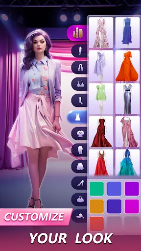 Скриншот 1 — Fashion Makeup:Dress Up Show