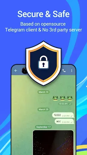 Скриншот 3 — TG Ninjia: Dual/Hide Telegram
