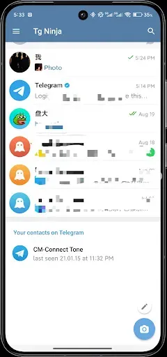 Скриншот 6 — TG Ninjia: Dual/Hide Telegram