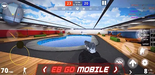 Скриншот 1 — Эпическая битва го: мобайл FPS