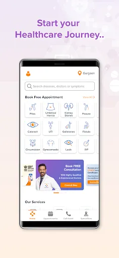 Скриншот 2 — Pristyn Care- Healthcare App