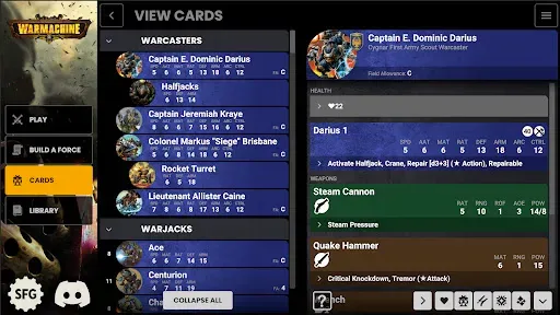 Скриншот 4 — Warmachine App