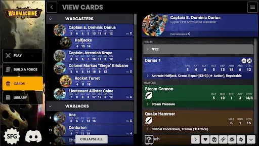 Скриншот 8 — Warmachine App