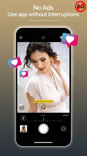 Скриншот 1 — Camera 4K Phone 15, Selfie Pro