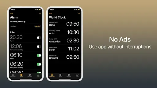 Скриншот 1 — Clock Phone 15 Pro, Alarm Pro