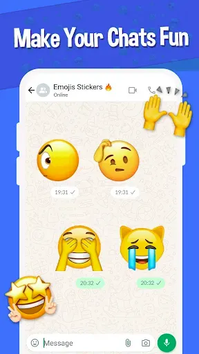 Скриншот 4 — Наклейки Emojis WAStickerApps