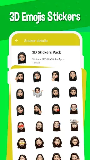 Скриншот 5 — Наклейки Emojis WAStickerApps