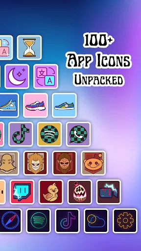 Скриншот 1 — Themica: Cool Themes, Icons