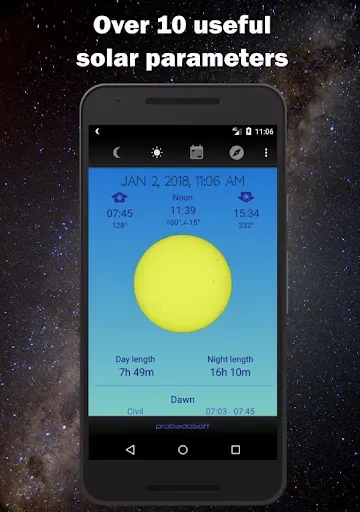 Скриншот 2 — Moon Phase Calendar