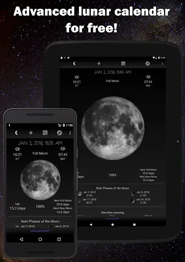 Скриншот 7 — Moon Phase Calendar