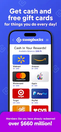 Скриншот 1 — Swagbucks Play Games + Surveys