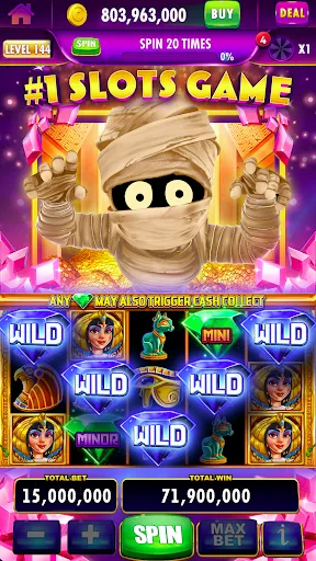 Скриншот 7 — Cashman Casino: Онлайн казино