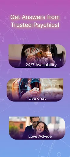 Скриншот 1 — Psychic Text & Tarot Reading