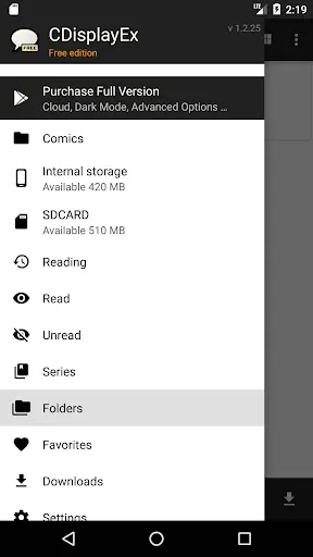 Скриншот 3 — CDisplayEx Comic Reader Lite