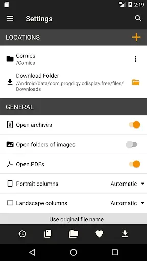 Скриншот 4 — CDisplayEx Comic Reader Lite