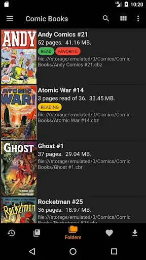 Скриншот 1 — CDisplayEx Comic Reader