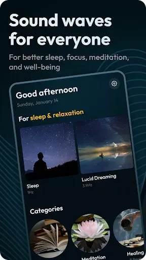 Скриншот 1 — Binaural Beats Brainwaves