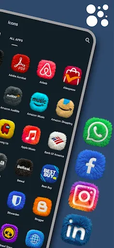 Скриншот 2 — Fluffy Icons - One UI Style