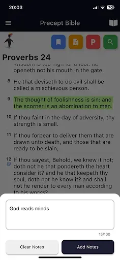 Скриншот 2 — Precept Bible