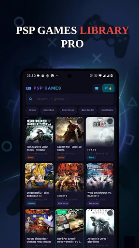 Скриншот 2 — PSP Games Library Pro