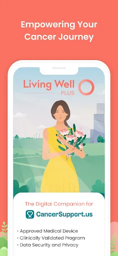 Скриншот 1 — Living Well Plus Cancer Care