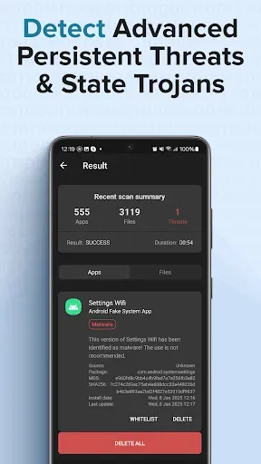 Скриншот 4 — Antivirus AI - Антивирус