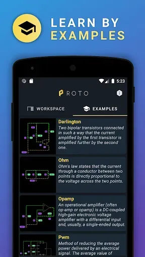 Скриншот 2 — PROTO - симулятор схем
