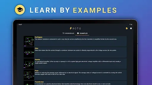 Скриншот 6 — PROTO - симулятор схем