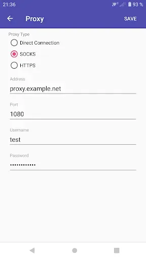 Скриншот 2 — Proxifier