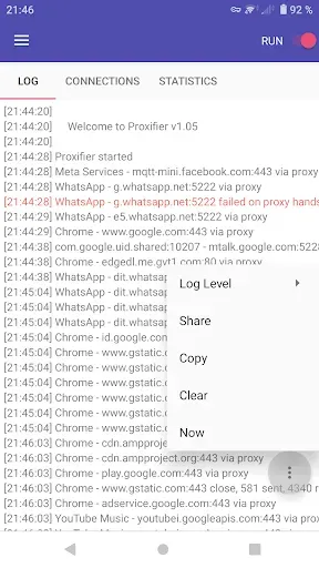 Скриншот 4 — Proxifier