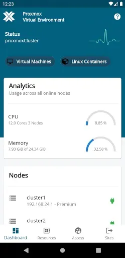 Скриншот 1 — Proxmox Virtual Environment