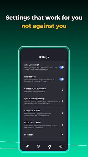 Скриншот 7 — BOOST VPN—Быстрый и Безопасный