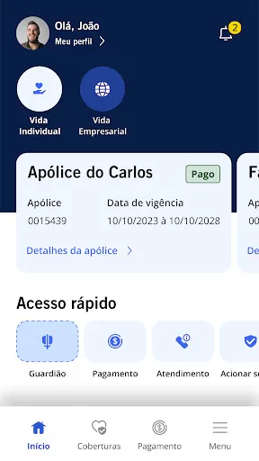 Скриншот 2 — Prudential Seguros