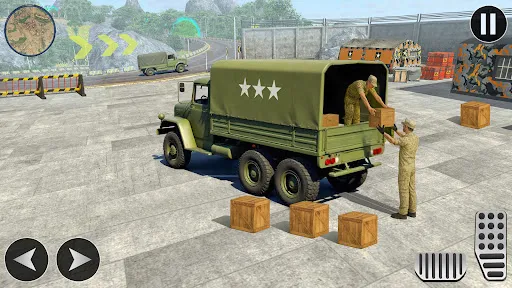 Скриншот 2 — Army Cargo Truck Driving Games