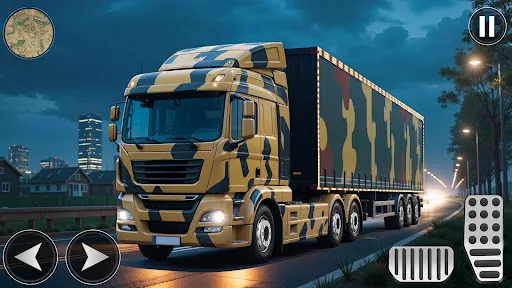 Скриншот 4 — Army Cargo Truck Driving Games