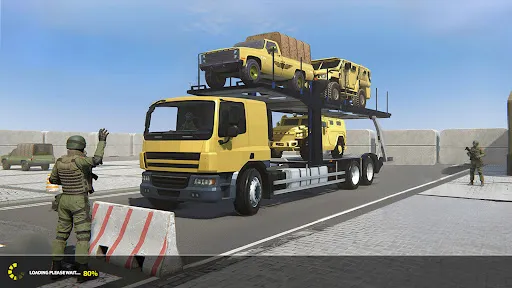 Скриншот 5 — Army Cargo Truck Driving Games