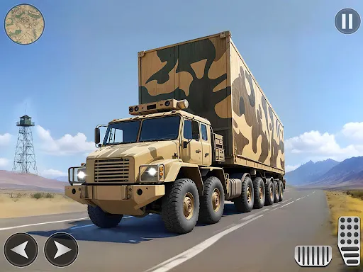 Скриншот 8 — Army Cargo Truck Driving Games