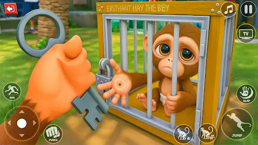 Скриншот 1 — I Am Zoo Monkey Life Simulator