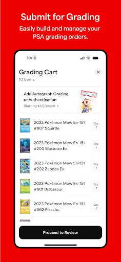 Скриншот 2 — PSA | Pokémon and Sports Cards
