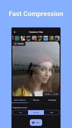 Скриншот 1 — Сжатие Видео
