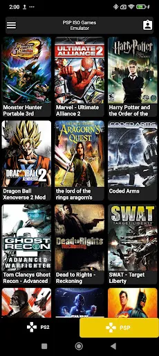Скриншот 1 — PSP ISO Games Emulator