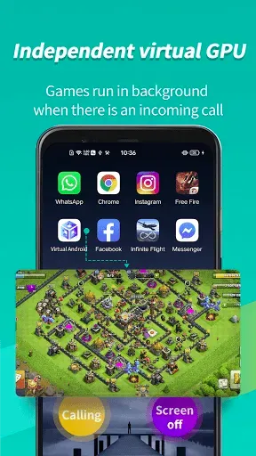 Скриншот 4 — Virtual Android -Android Clone