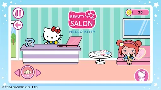 Скриншот 1 — Hello Kitty: Салон Красоты