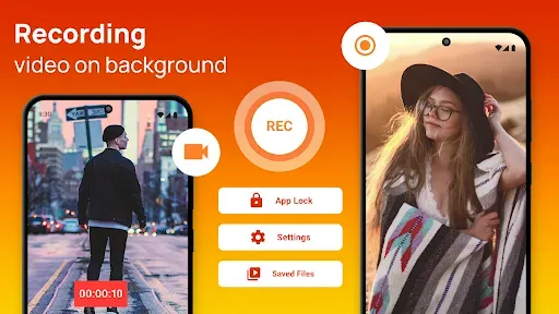 Скриншот 1 — Auto Background Video Recorder