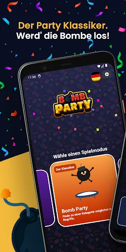 Скриншот 1 — Bomb Party: Das Bombenspiel!