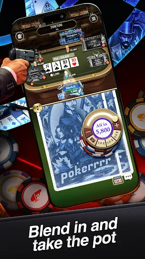 Скриншот 2 — Pokerrrr 2: Texas Holdem Poker