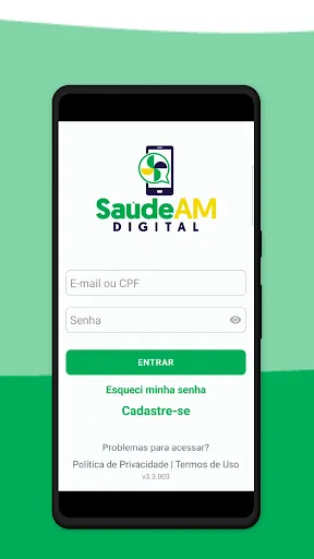 Скриншот 1 — Saúde AM Digital