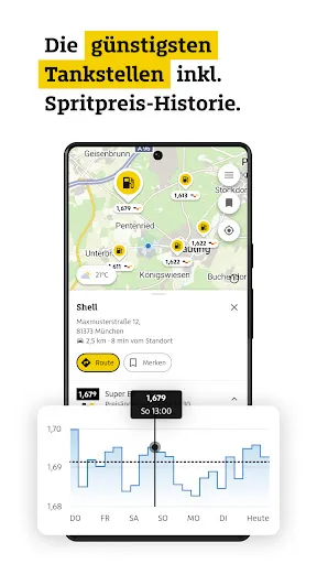 Скриншот 2 — ADAC Drive: Tanken Laden Route