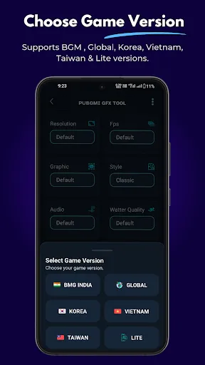 Скриншот 3 — PUBGMI GFX TOOL: Fps+Optimiser